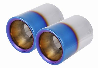 マツダ CX-5 マフラーカッター チタニウムブルー