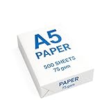 Clearleaf A5 Copier Paper 75 GSM – 500 Sheets|Small Size White Printer Paper for Home|Office|School|Crafts – Half A4 Multipurpose Sheets (1)