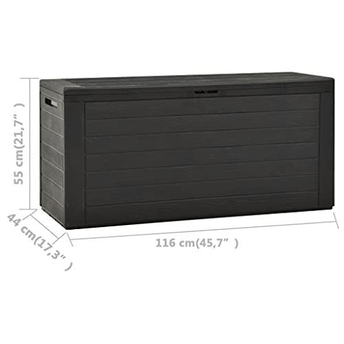 Gartenkiste Gartenbox Aufbewahrung Aufbewahrungsbox Auflagenbox Perfekt für Ordnung im Garten auf dem Balkon auf der… – Bild 8