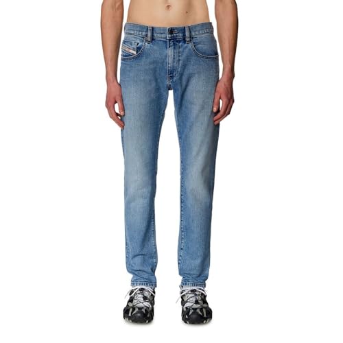 Image of Diesel Mens 2019 D-strukt | Medium waist slim fit with stretch denim comfort