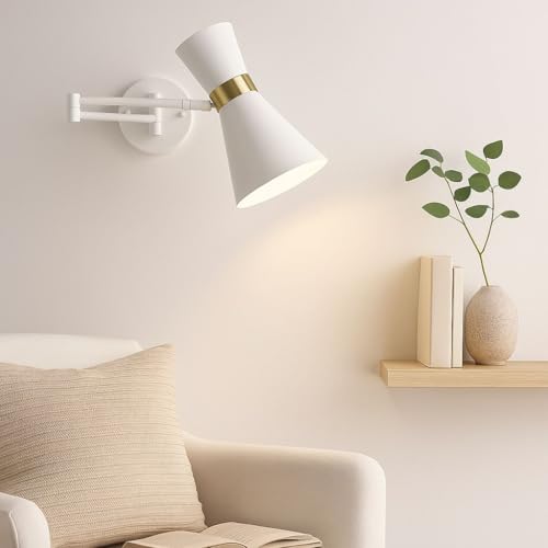 B·LED BARCELONA LED - Aplique de pared con brazo articulado Mode (Blanco)