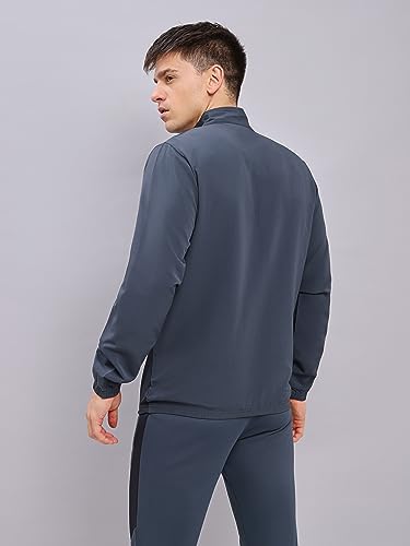 Image of TECHNOSPORT Men's Solid Polyester Techno Lite Jacket With SPF50+ And Microbial Properties