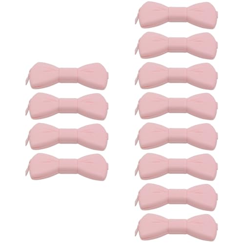 ABOOFAN 12 Pcs Pack Food Clips Bag Clips for Food Sealing Clip Great Clips Bag Clips for Chips Clips for Food Packages Chip Clips Food Saving Sealer Stick Bag Sealer Double Team Bow Tie