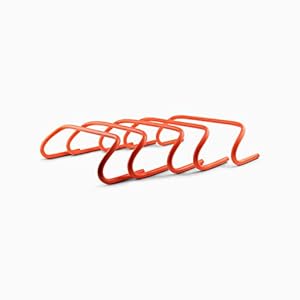 Splay Agility Speed Training Hurdles | Football Rugby Running Fitness Speed Training | Schools, Clubs, Indoor & Outdoor use | Footwork and Agility Hurdles [Pack of 5] 4 Sizes 6/9 / 12 & 15 Inches