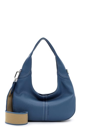 Sac à épaule bandoulière Suri Frey Nessy en toile Denim bleu