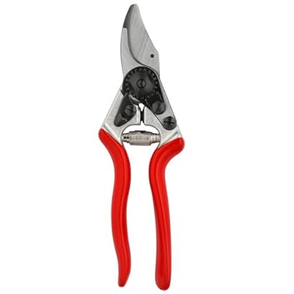 Foto di FELCO 6 Forbici da giardino a una mano (per mani medie, lunghezza 195 mm, potatore con testa di taglio appuntita, manico in alluminio)