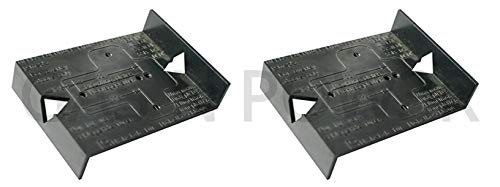Image of Concealed Hinge & Mounting Plate Drilling Jig - 26mm & 35mm Cup Template for Kitchen Bedrooms Bathrooms x2