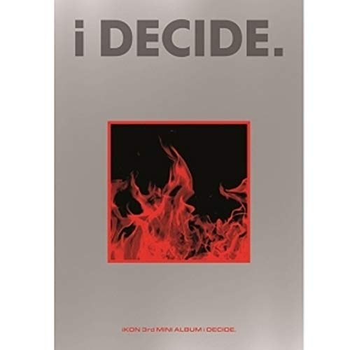 YG iKON 3rd Mini Album - i Decide (Red Ver.) Album + Folded Poster