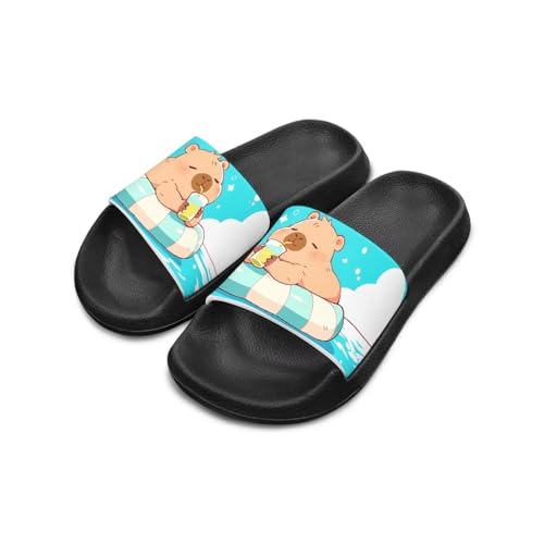 Image of Slides for Boys Girls Quick Drying Kids Slides Sandals Non-Slip