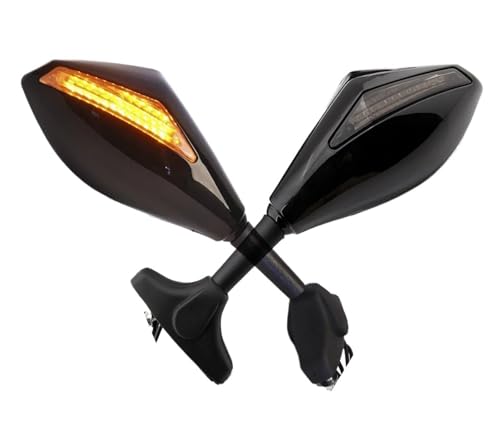 Espejos retrovisores con señal integrada para Yamaha FZ1 FZ6 FZ8 vista angular