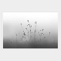 SIGNWIN Framed Canvas Wall Art Black and White Flower Canvas Prints Home Artwork Decoration for Living Room,Bedroom - 16