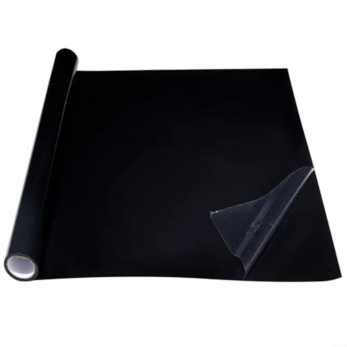 Aprilsunnyzone Aquarium-Hintergrund, haftend, PVC, 50 x 200 cm, Schwarz