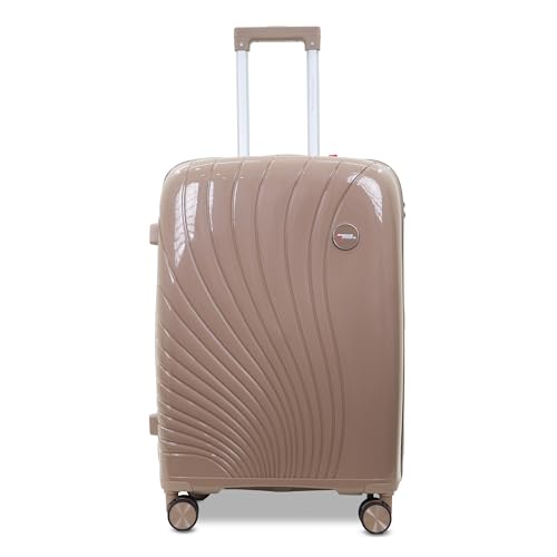 Image of AMERICAN TRAVELLER New York Trolley Bag | 360 Disc Spinner Wheels | Durable Hard Shell , TSA Type Lock , Spinner Trolley Luggage, 360 Disc Spinner Wheels