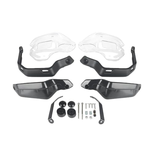 Protège-mains pour guidon de moto 368G avec pare-brise intégré