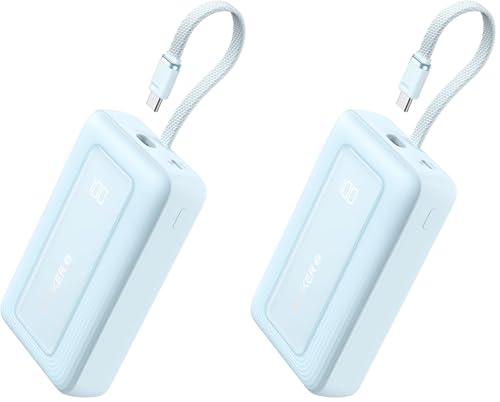 Anker Zolo 20000mAh Power Bank (2025) — Dual Pack with 30W USB-C & Built-in Cable