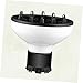 SOESFOUFU Hair Dryer Diffuser Nozzle for Curling Styling Heat Resistant Durable Attachment for All Hair Types Easy to Use Store Compatible with Dryers White