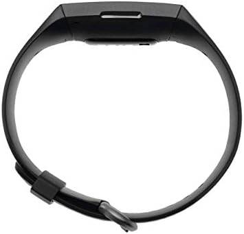 (Refurbished) Fitbit Charge 4 Fitness and Activity Tracker with Built-in GPS, Heart Rate, Sleep & Swim Tracking, One Size (S & L Bands Included) (Black)