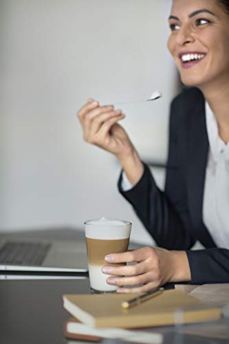 Nespresso Profi Zenius Kaffeevollautomat mit Aeroccino4 (Milchaufschäumer) und 100 Kaffeekapseln, ideal für kleine Büros - Silber – Bild 8