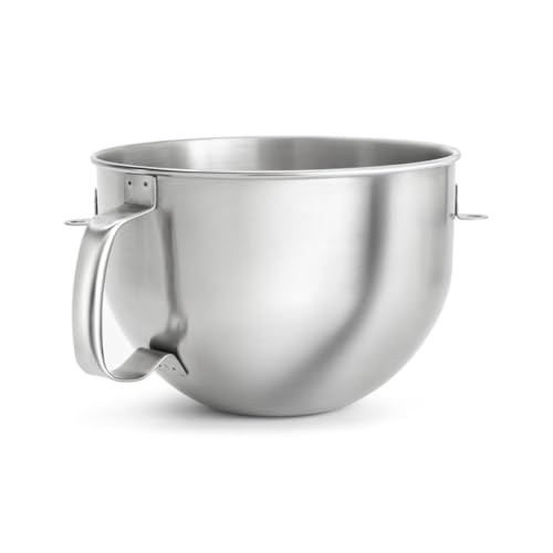 KitchenAid 6-Quart Polished Stainless Steel Bowl w/Handle | Fits Select Bowl-Lift Stand Mixers