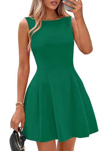 IWD Summer Dresses for Women 2026 Elegant Classy Sleeveless Boat