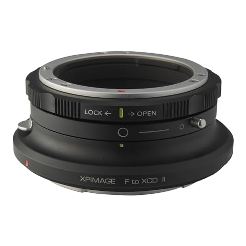 XPIMAGE Lens Mount Adapter Ring for Nikon F Lens to Hasselblad X System XCD Camera X1D X2D