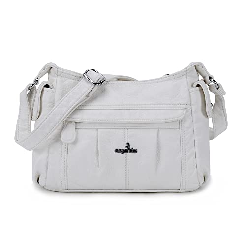 Image of Angel Kiss Crossbody Bags for Women, Ladies Shoulder Handbags and Purses Medium Faux Leather Pocketbooks | Ladies