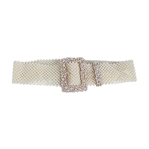 Shining Artificial Pearls Waist Belt For Adult Women Teens Girl All Matching Corset Belt Popular Waiststrap For Dresses