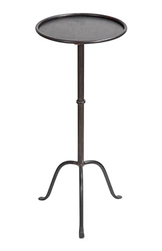 Creative Co-Op Metal Martini Accent Table, Grey Creative Co-Op Metal Martini Accent Table, Grey