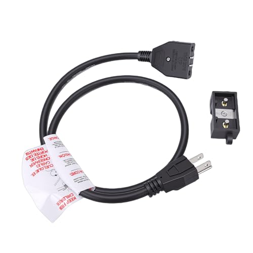 Cordón de alimentación magnético para freidora, reemplazo directo para freidoras eléctricas de 8L y 10L con conexión magnética segura (con accesorios) miniatura 5
