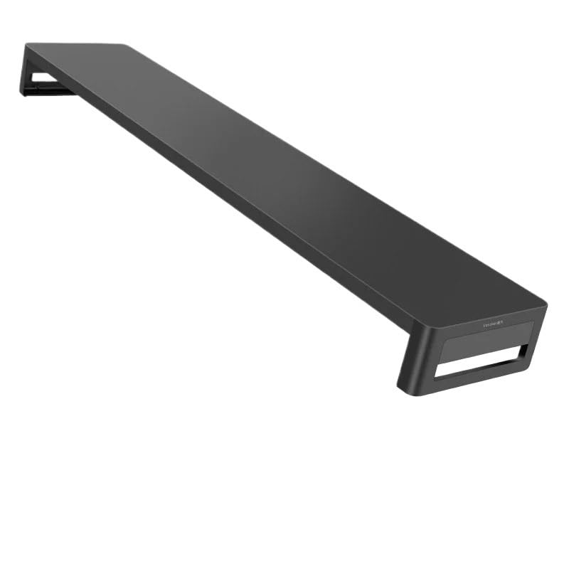Port hub en métal pour support double moniteur avec rangement clavier