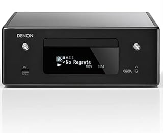 Denon RCD-N10 Hi-Fi All-in-One Receiver & CD Player | Perfect for Smaller Rooms and Houses | Wireless Music Streaming & Amazon Alexa Compatibility | Bluetooth, AirPlay 2, WiFi