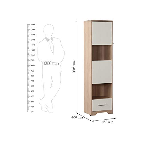 Image of HomeTown Ambra Tall Unit (450x400x1800 mm)