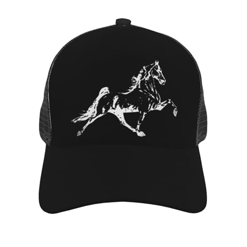 Tennessee Walking Horse Unisex Mesh Baseball Caps - Classic Adjustable Hat3
