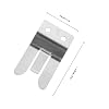 ELEOUTI 4pcs Metal Microphone Hook Clips for Radios with Screws Mic Hanger for Handheld Mics #1