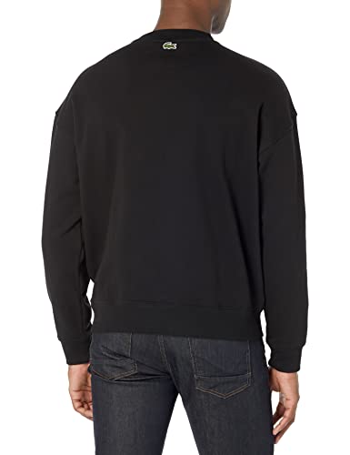 Lacoste Men's Loose Fit Branded Monogram Print Sweatshirt2