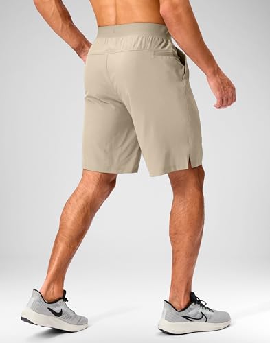 Image of Soothfeel Men's Running Shorts with Zipper Pockets 9 inch / 7 inch / 5 inch Quick Dry Eight Basketball Gym Workout Athletic Shorts
