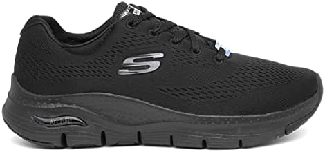 Skechers Women's Arch FIT Sneaker, Black (Black Mesh/Trim BBK), 6 us | Image 1