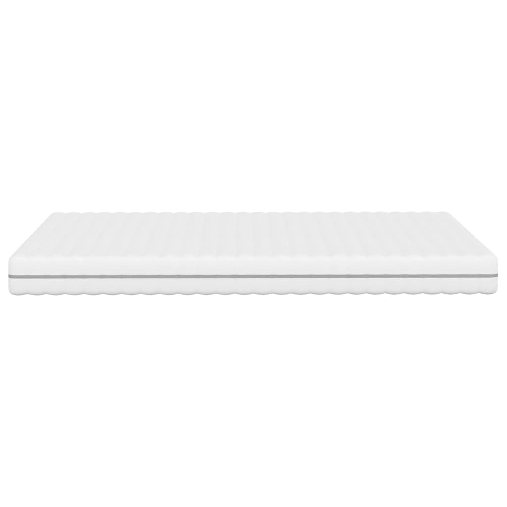 Colchón de espuma de dureza media, 140 x 200 cm | Doble cara, funda extraíble con cremallera, lavable a máquina a 40 grados