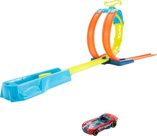 Hot Wheels Track Builder Intersecting Loop : double looping avec aiguillage - 8