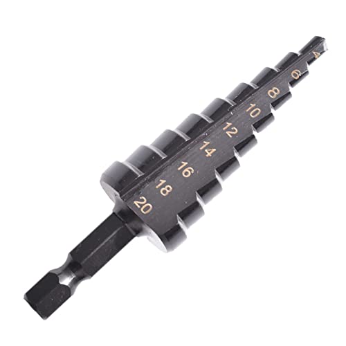 Spiral Grooved Step Drill Bit, M35 High-Speed Steel 4-20mm 4-32mm Cobalt-containing Spiral Pagoda Drill - Image 4