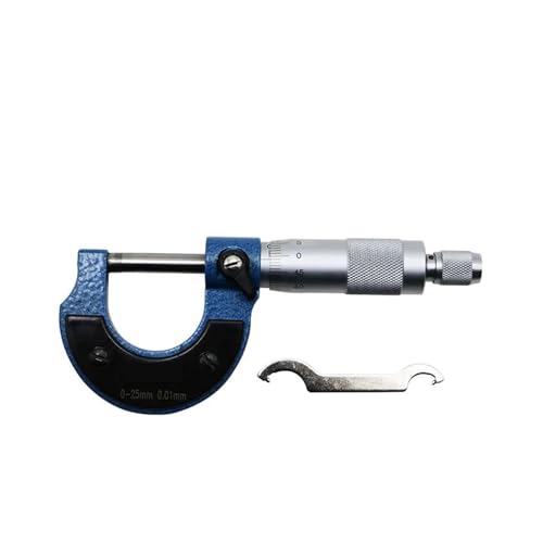 Micromètre extérieur 0.01mm à haute précision de mesure 0-25mm jaune