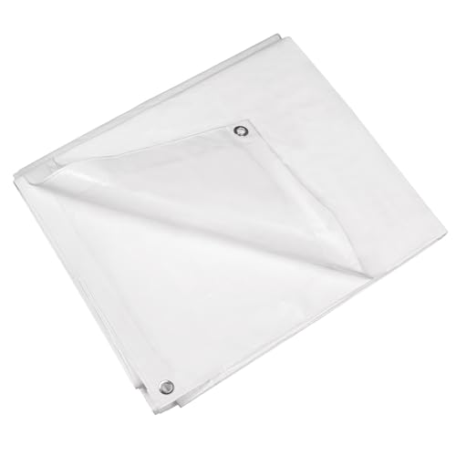 jarolift Abdeckplane Poolabdeckung Gewebeplane, Plane aus Polyethylen-Gewebe 90 g/qm, Wasserdicht Schimmelresistent Reißfest, 2 x 3 m, Weiß