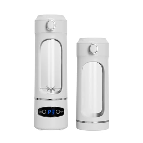 NiuLumea Exprimidor portátil de 600 ml con 12 cuchillas de acero inoxidable, licuadora recargable por USB para batidos y jugo fresco, material de grado alimenticio, autolimpieza, tipo de carga