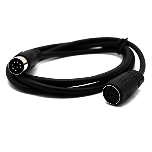 Cable DIN MIDI de 8 pines MOTONG extensión de audio sin pérdida de señal 2