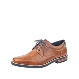 Rieker Herren Businessschuhe 13500, Männer Schnürschuhe,elegant,Schnuerschuhe,Schnuerer,straßenschuhe,Strassenschuhe,lace-up,braun (25),42 EU / 8 UK