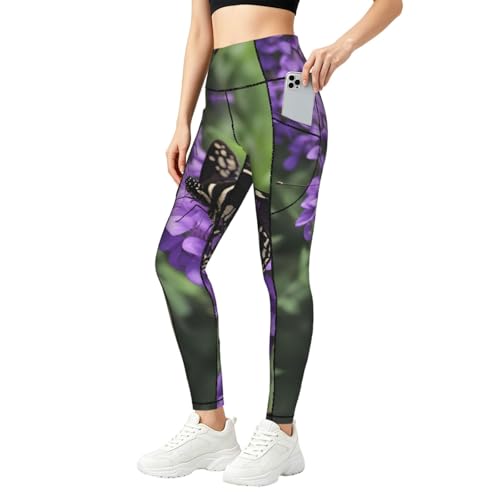 Conjunto de entrenamiento para mujer con control de abdomen y estampado botánico