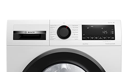Bosch Hausgeräte WGG2440ECO Serie 6 Waschmaschine, 9kg, 1400UpM,Fleckenautomatik entfernt 4 Fleckenarten, ActiveWater Plus maximale Energie, Wasserersparnis, AquaStop Schutz gegen Wasserschäden, Weiß – Bild 4