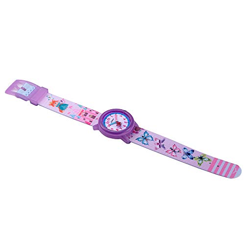 Toddler Girls Kids Children Watch,3D Cute Cartoon Breathable Fabric Band Japanese-Quartz Wristwatches Time Teacher Gifts Watches for Kids Girls Toddlers (Butterfly)3