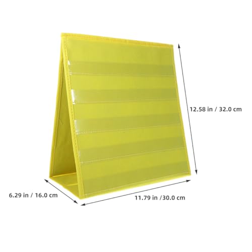 Tableau de poche éducatif stable double face en tissu pour classe - 2