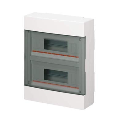 ELETTROCANALICENTR.PARETE IP40 PORTELLA TRASP.24MODULI B (ELECTROCANALI code EC60024B)